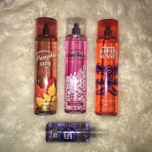 3 BBW Body Sprays